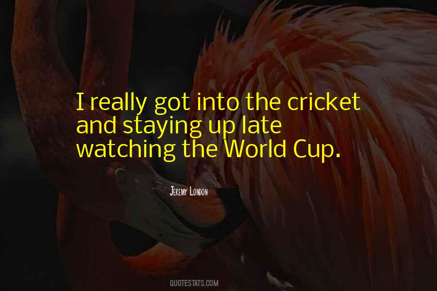 Quotes About The World Cup #123362