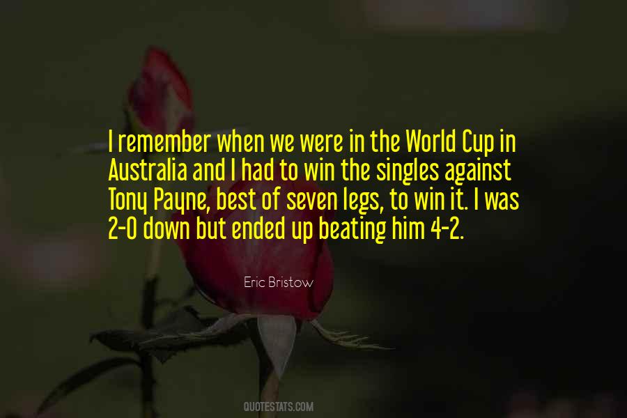 Quotes About The World Cup #716008