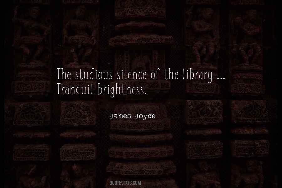 Quotes About Silence In The Library #1155722