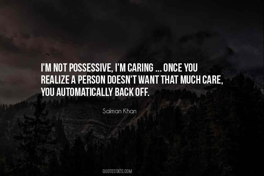 Quotes About Not Caring #290475