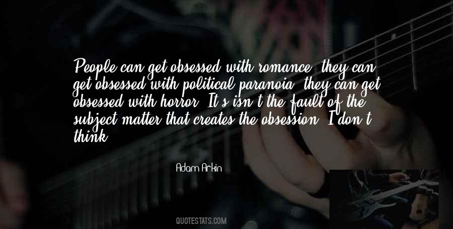 Horror Romance Quotes #397021
