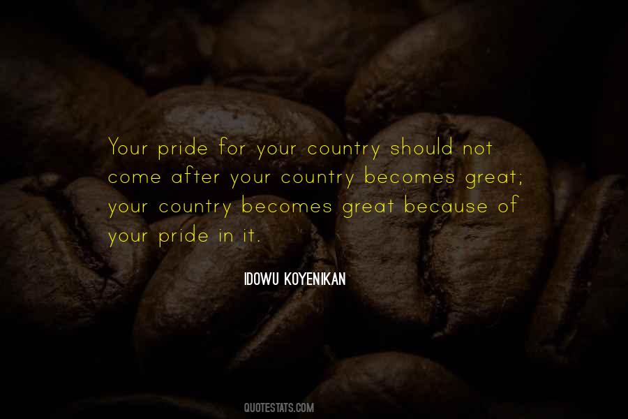 Quotes About Country Pride #733953
