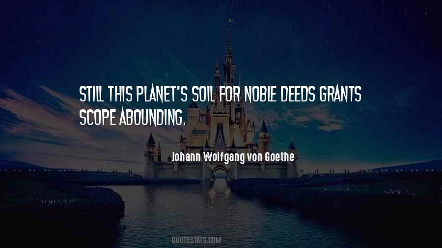 Quotes About Noble Deeds #183561