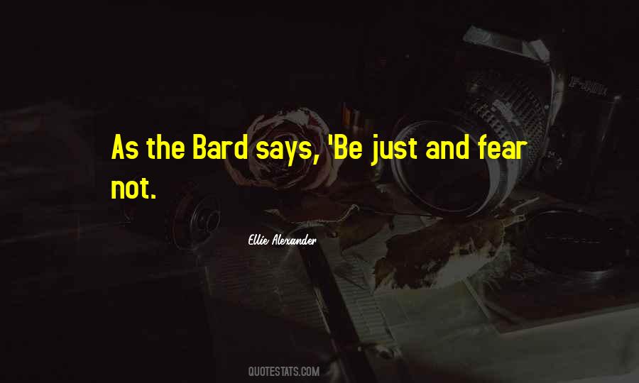Quotes About The Bard #1115974