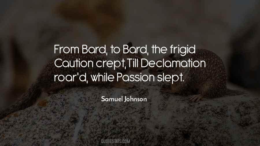 Quotes About The Bard #1455009