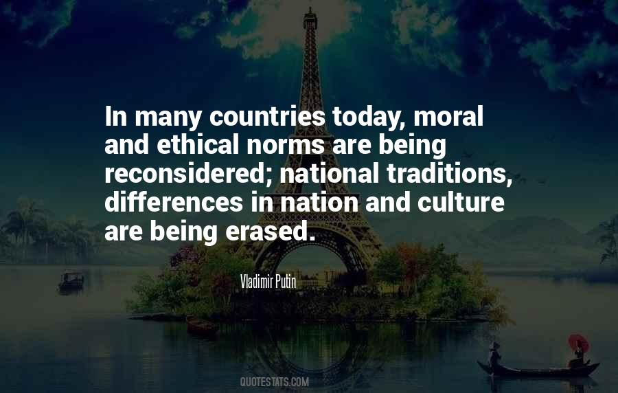 Quotes About Norms #1538797