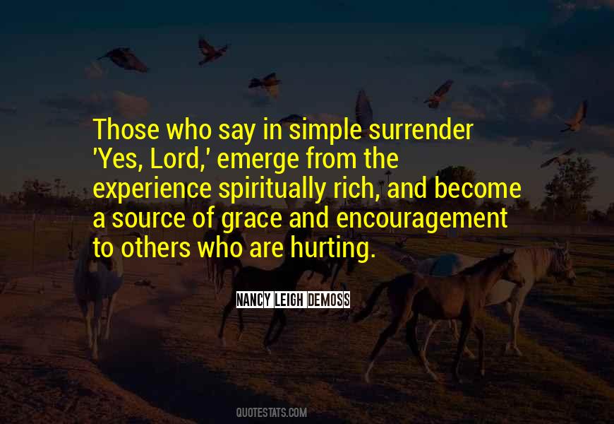 Quotes About Hurting Others #258742