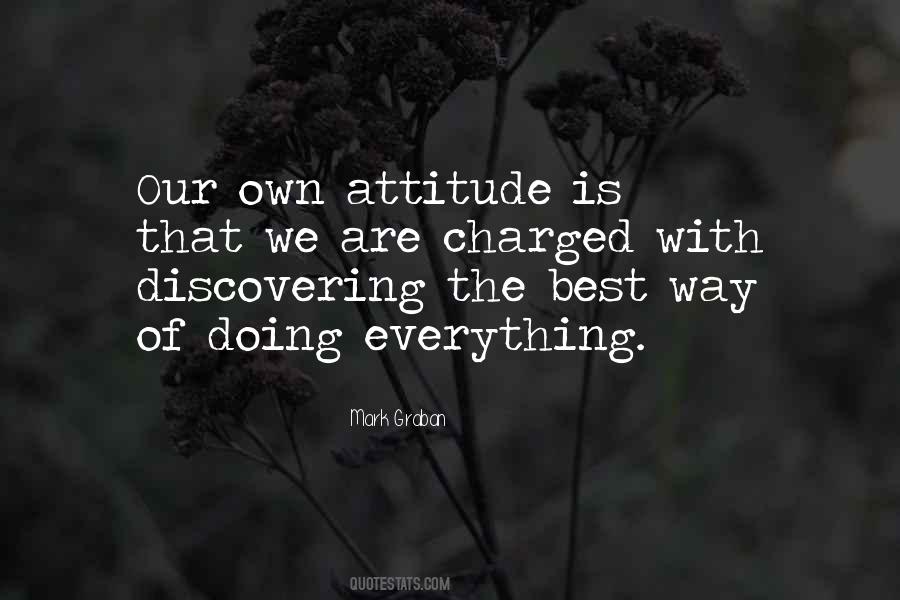 Quotes About Attitude In The Workplace #565109