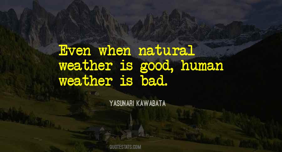 Quotes About Bad Weather #1384422