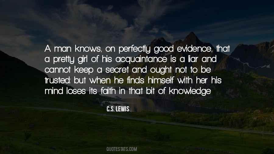 Secret Knowledge Quotes #580755