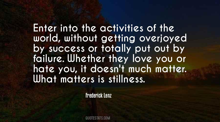 Quotes About Success Without Love #1642114