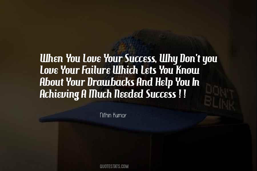 Quotes About Success Without Love #50734
