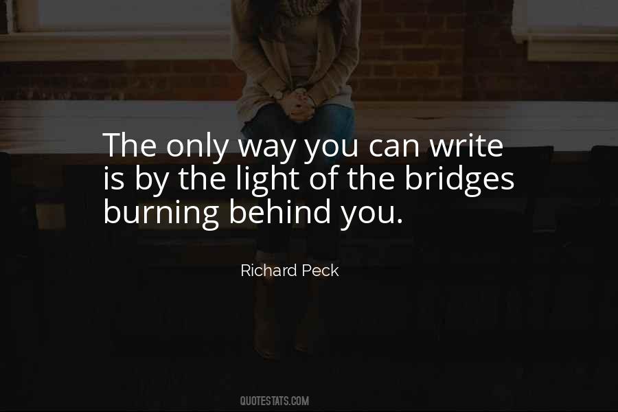 Quotes About Burning Bridges #809219