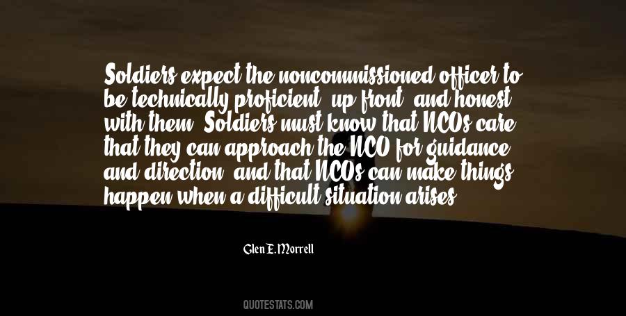 Noncommissioned Officer Quotes #667881