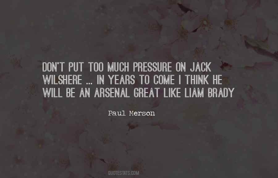 Quotes About Wilshere #1094185