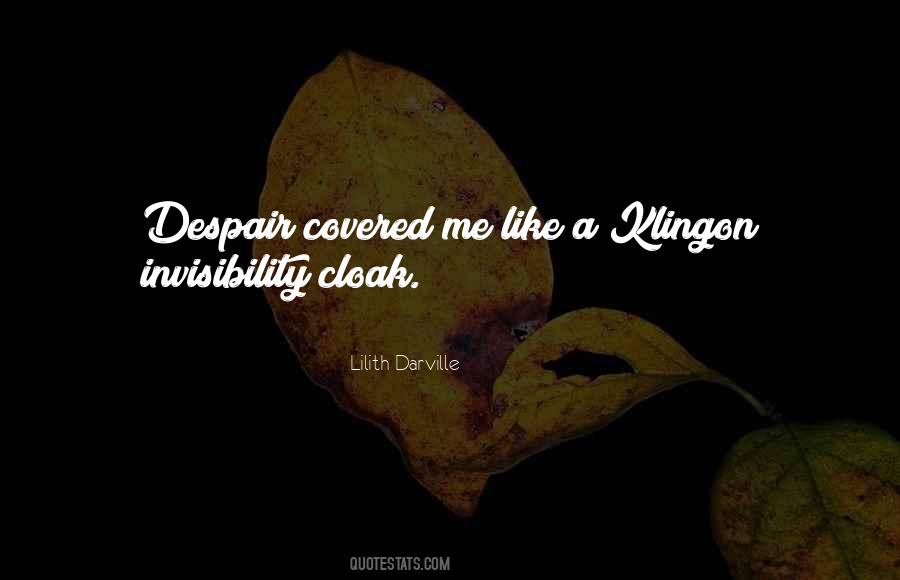 Quotes About Invisibility Cloak #1267581