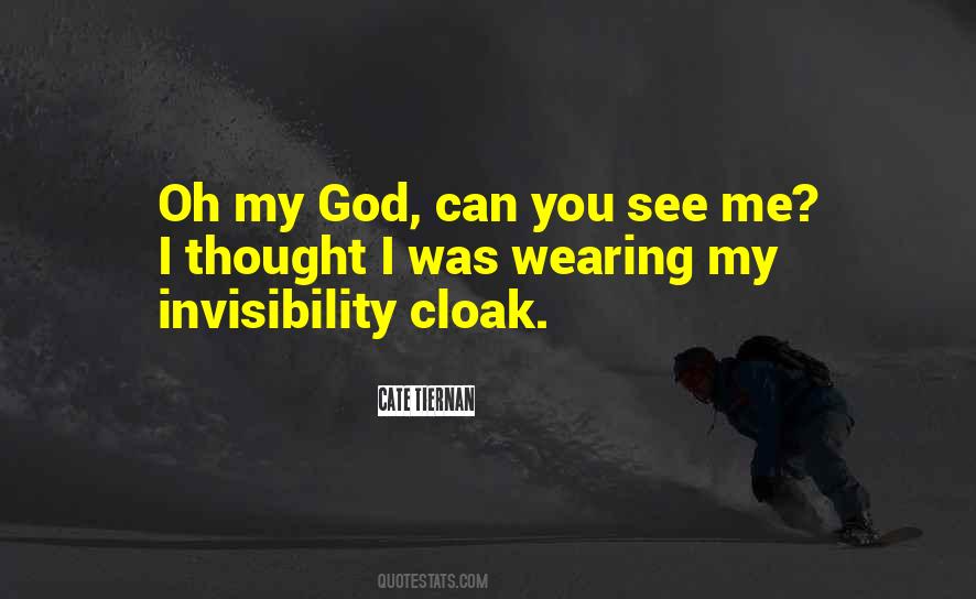 Quotes About Invisibility Cloak #1840074