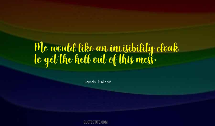 Quotes About Invisibility Cloak #739896