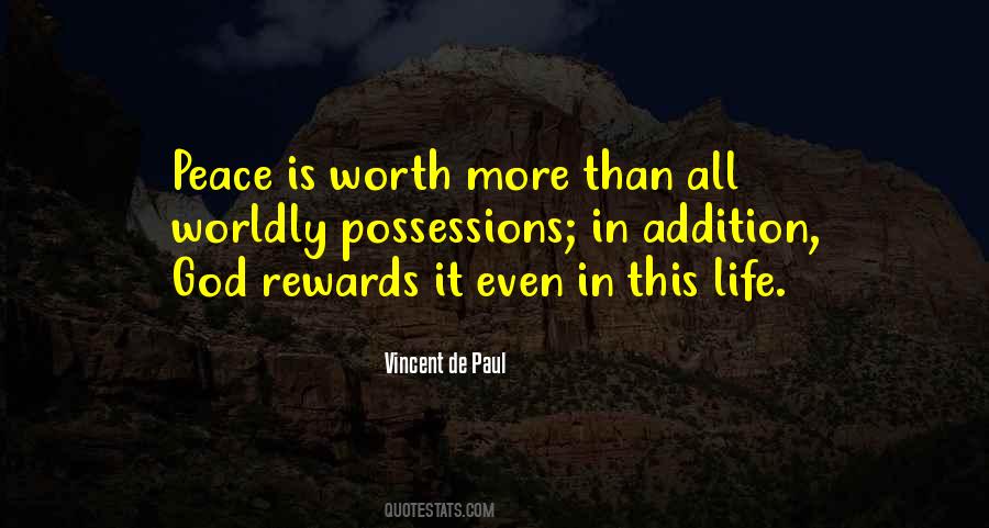 Quotes About Worldly Possessions #1685544