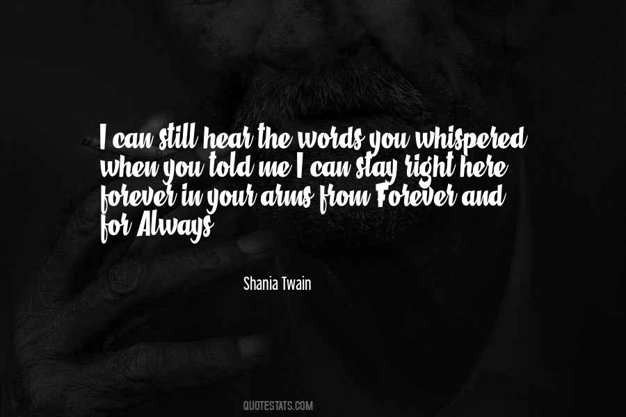 Quotes About In Your Arms #1556861