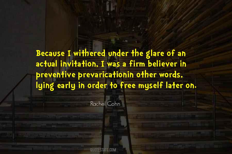 Quotes About Prevarication #615192