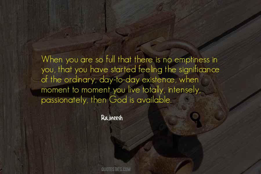 Quotes About Ordinary Days #1485982