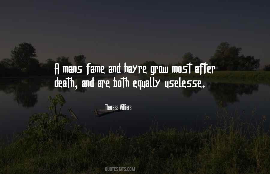 Fame After Death Quotes #943193