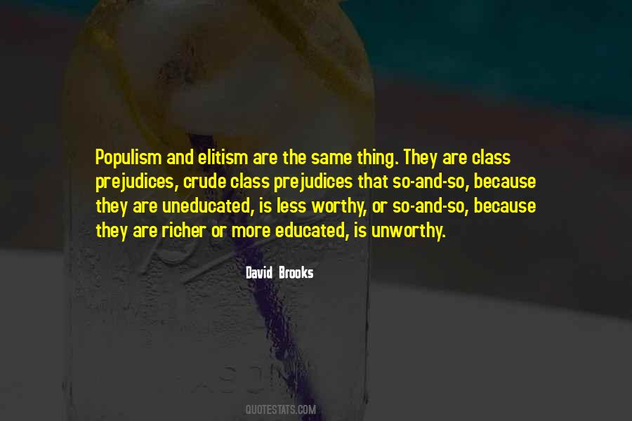 Quotes About Elitism #340870