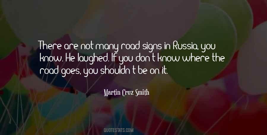 Quotes About Road Signs #554482