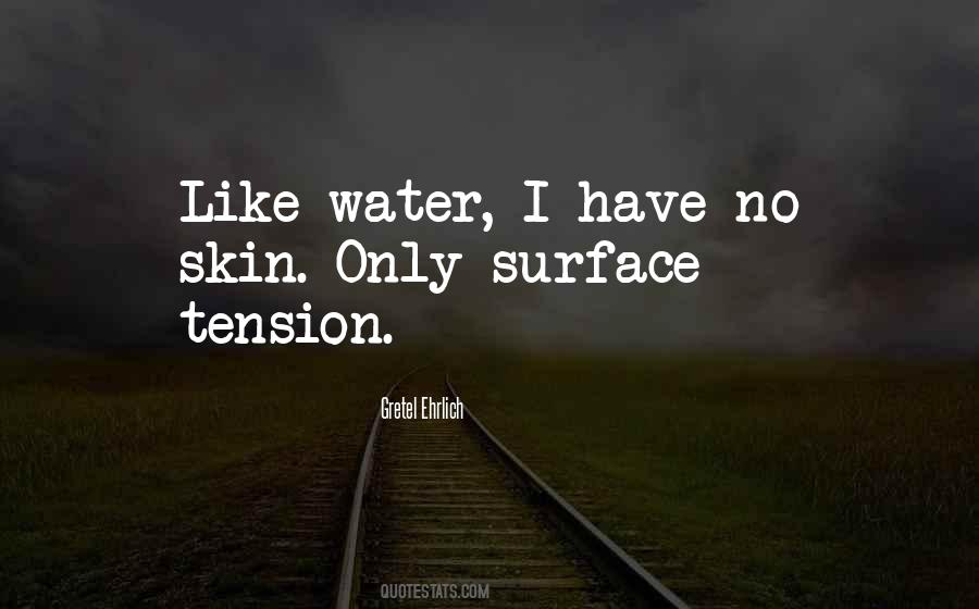 Quotes About Surface Tension #1815294