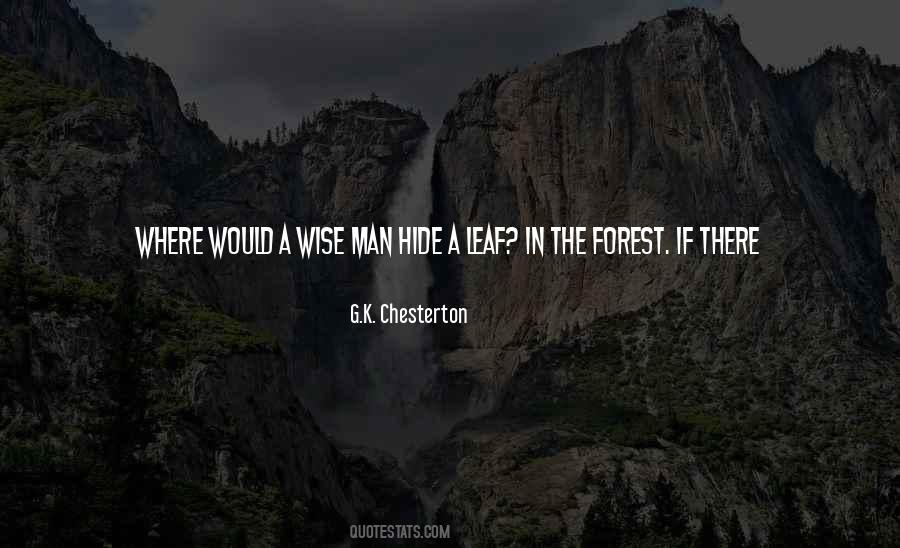 Quotes About The Forest #1333489