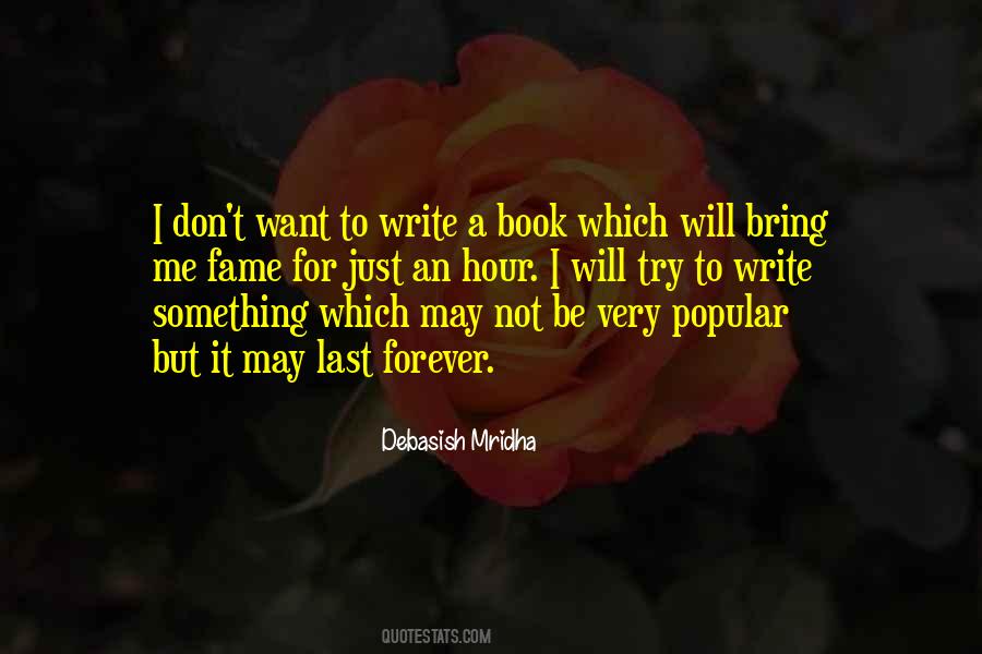 Write A Book For Me Quotes #1226370