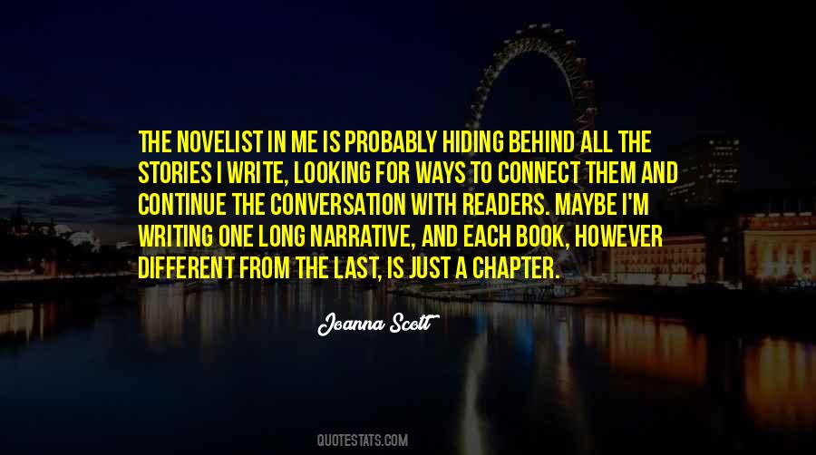 Write A Book For Me Quotes #1598910