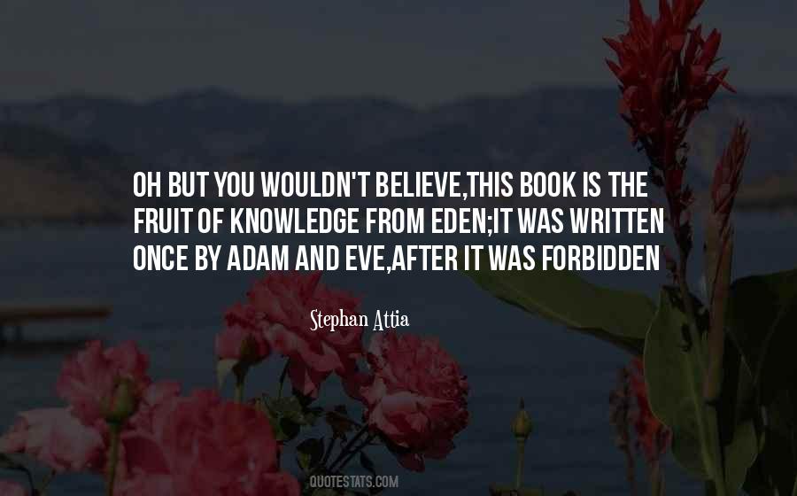 Quotes About Adam And Eve #821807