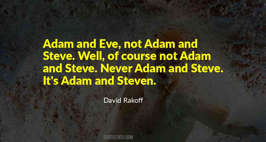 Quotes About Adam And Eve #822050