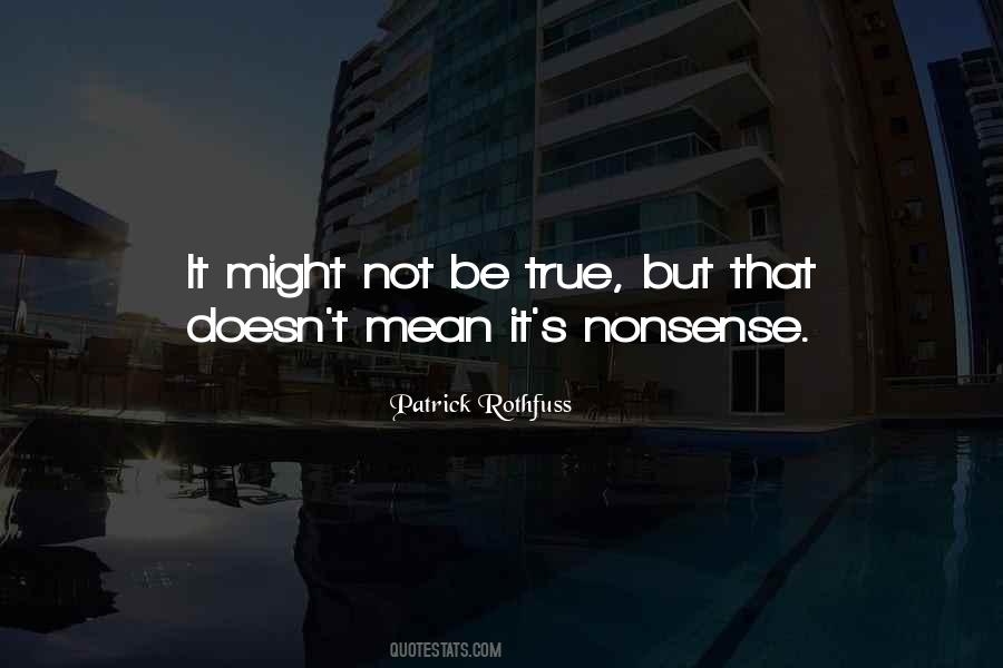 Quotes About Nonsense #1057637