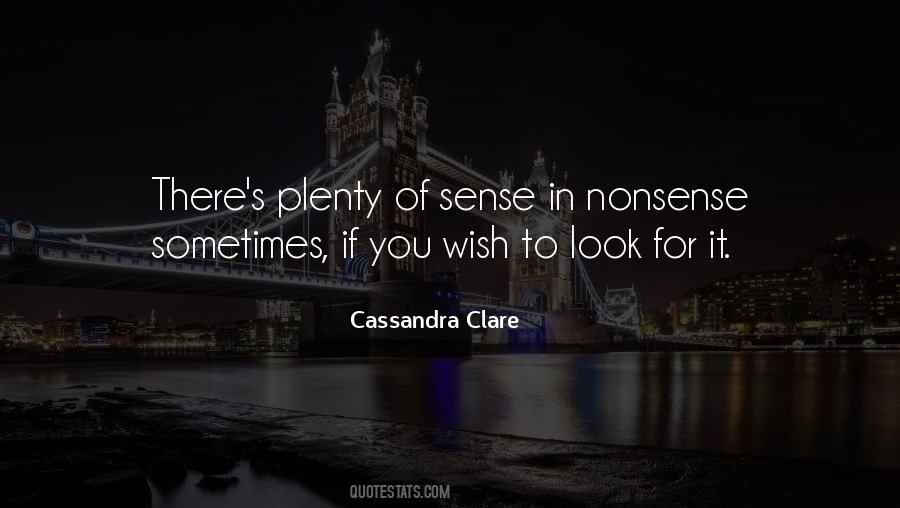 Quotes About Nonsense #1858969