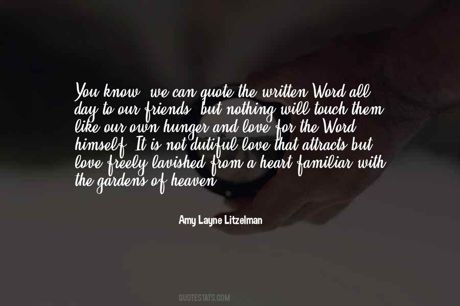 Quotes About The Touch Of Love #223756