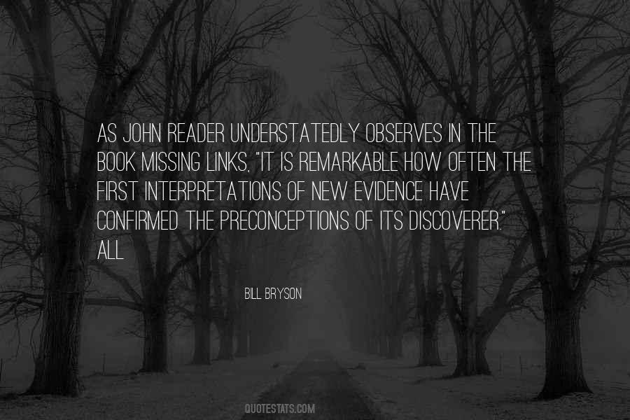 Quotes About Missing Links #1732916
