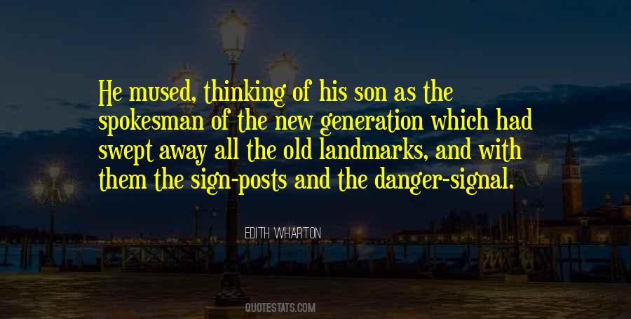 Quotes About Sign Posts #1570069