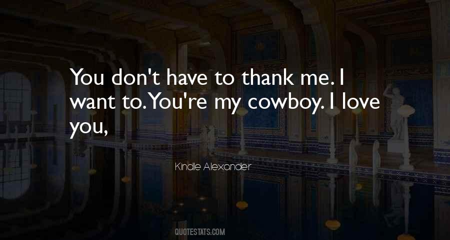 My Cowboy Quotes #327269