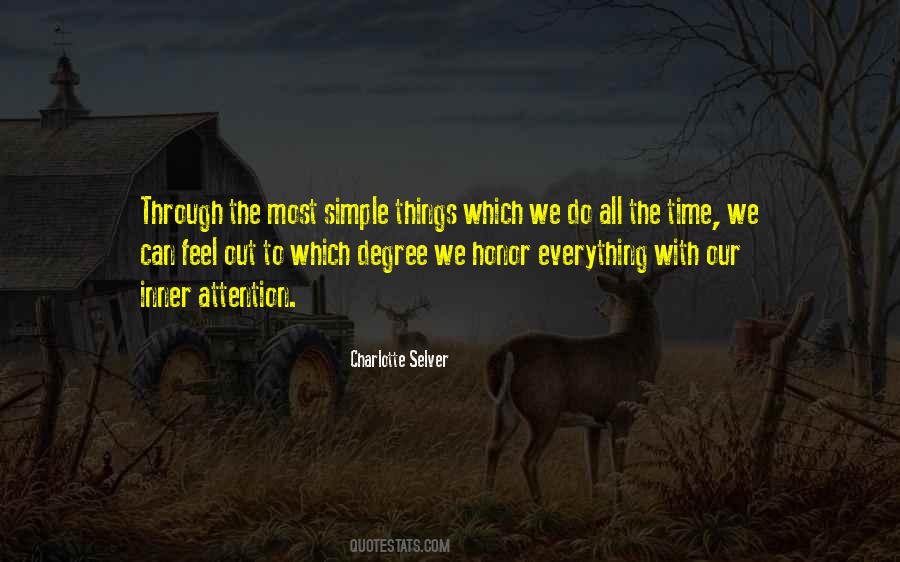 Quotes About Simple Things #1702042