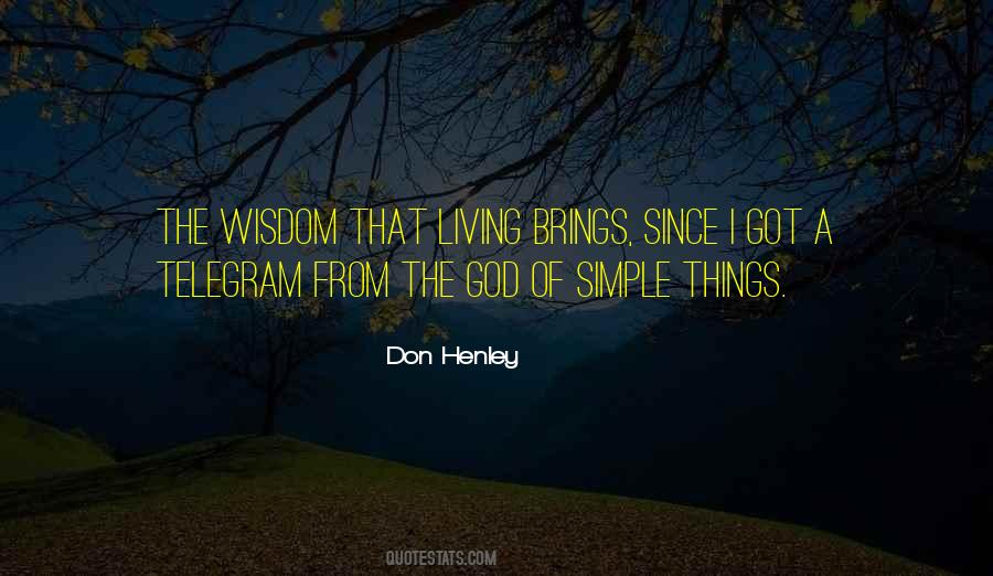 Quotes About Simple Things #1734914