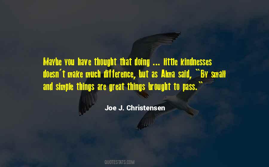 Quotes About Simple Things #1846480