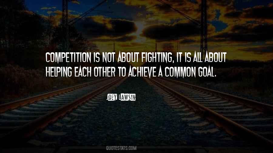 Not A Competition Quotes #456701