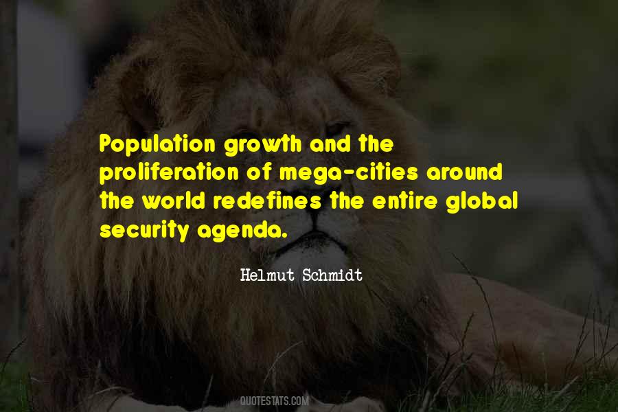 Quotes About Population Growth #1164690