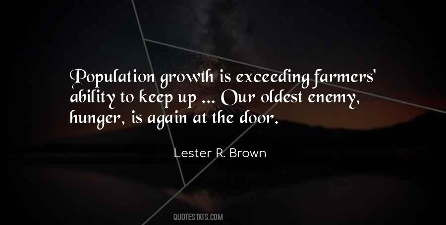 Quotes About Population Growth #1187929