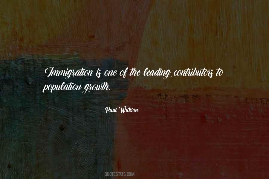 Quotes About Population Growth #1244579