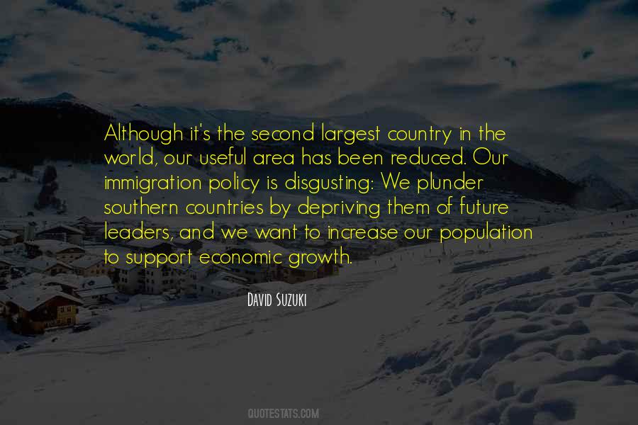 Quotes About Population Growth #297092
