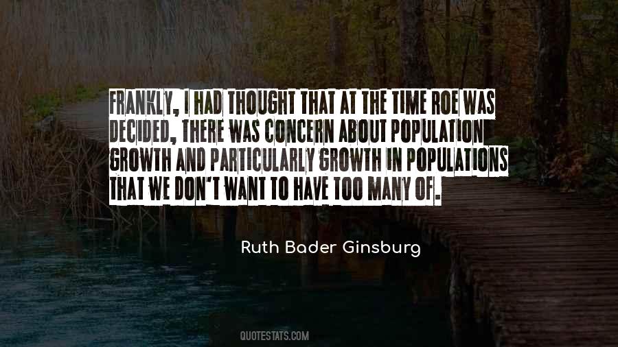 Quotes About Population Growth #315425